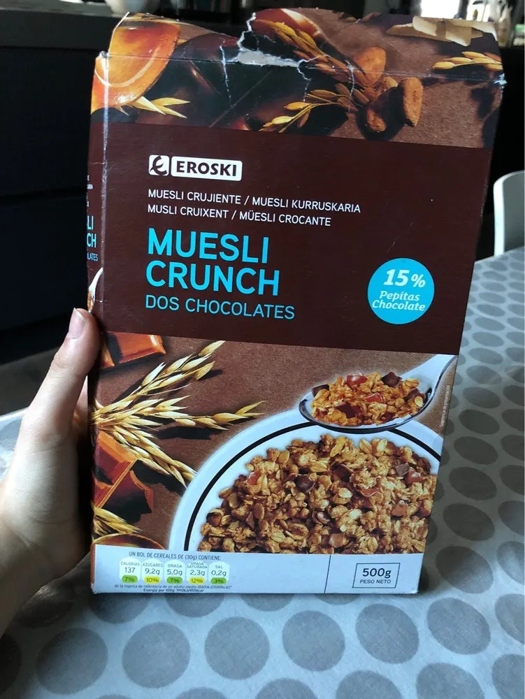 Muesli crunch dos chocolates