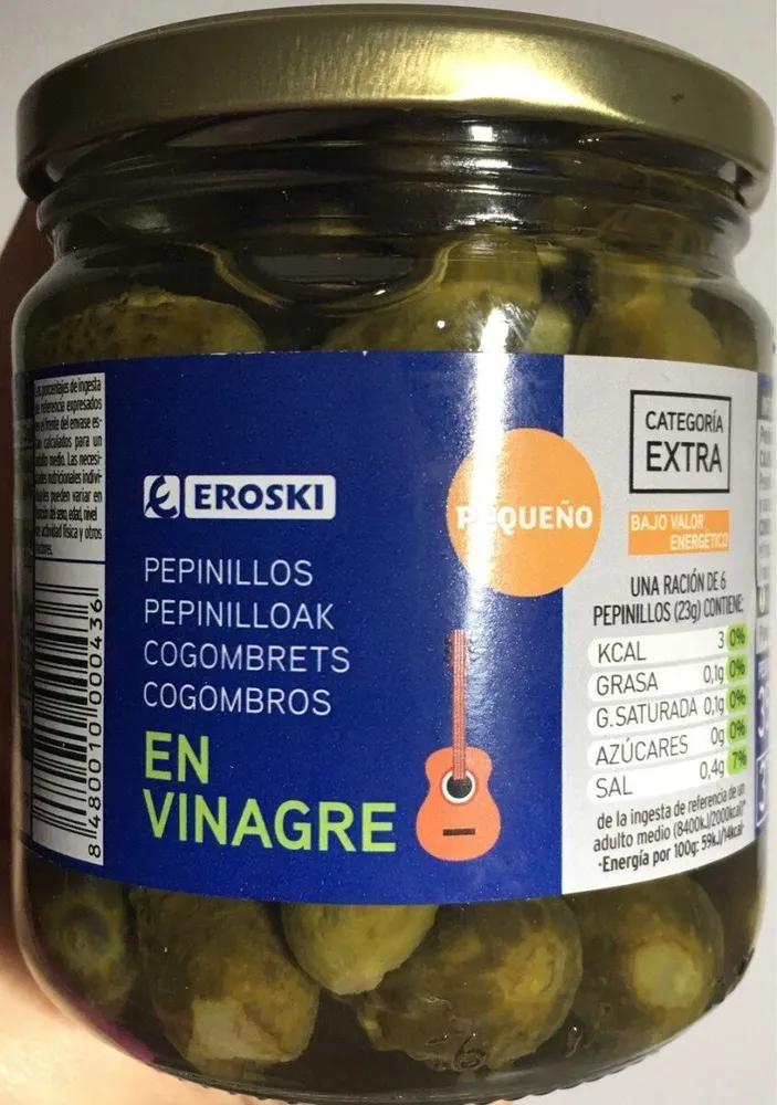 Pepinillos en vinagre