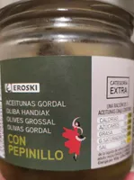 Aceitunas con pepinillo