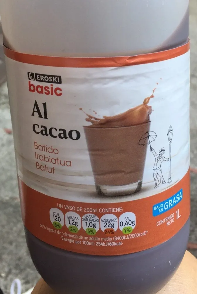 Batido al cacao