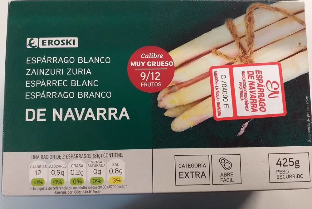 Espárrago blanco de Navarra