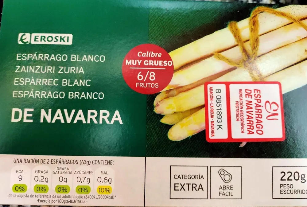 Espárrago blanco de Navarra