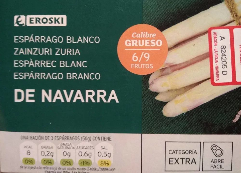Espárrago blanco de Navarra