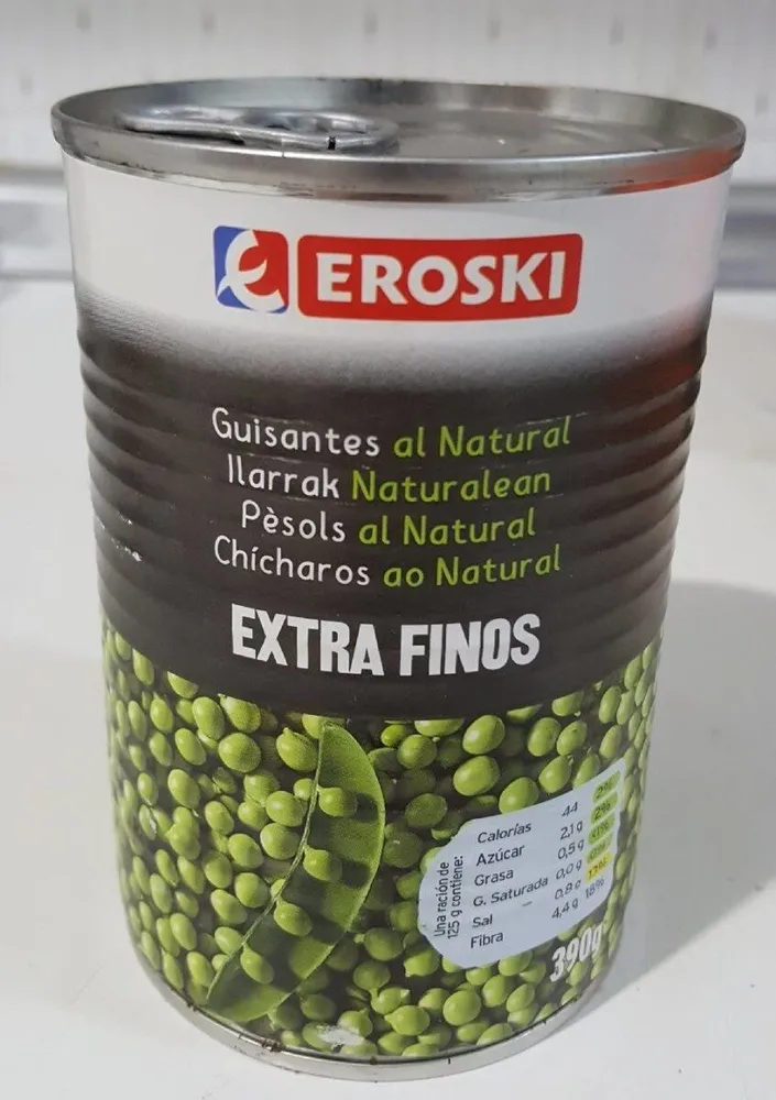 Guisantes al Natural