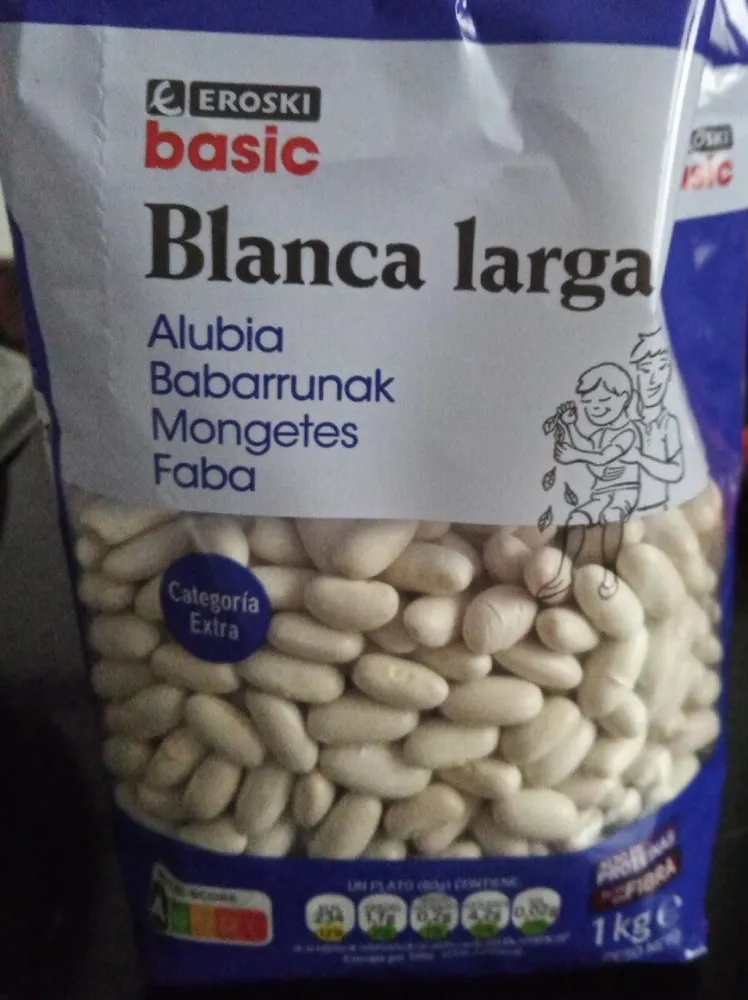 Alubia blanca larga