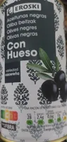 Aceitunas negras con hueso