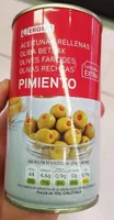 Aceitunas rellenas de pimiento