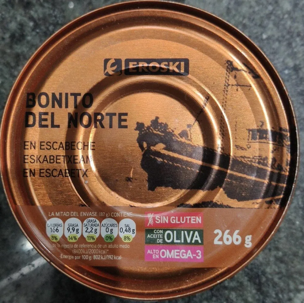 Bonito del norte en escabeche
