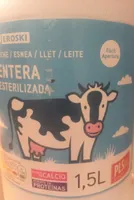 Leche entera esterilizada