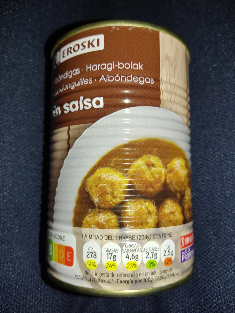 Albóndigas en salsa