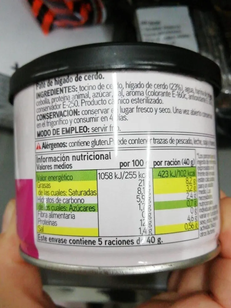 Paté de hígado de cerdo