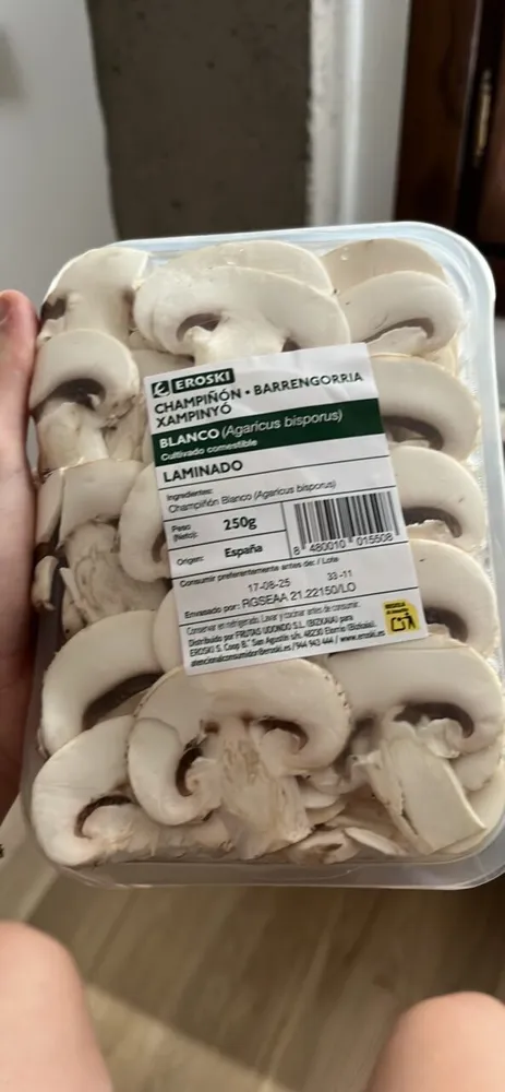 Champiñon laminado