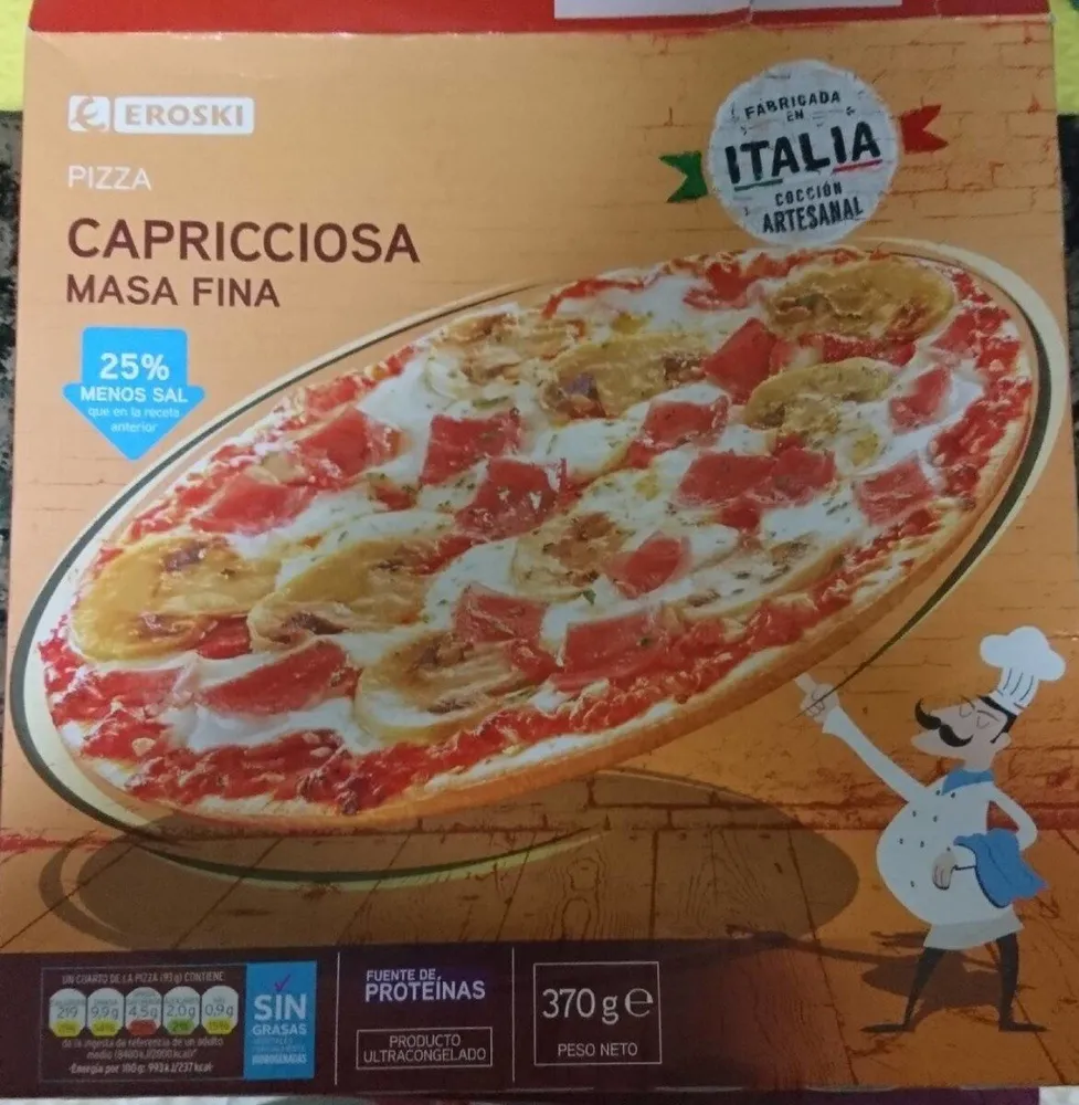Capricciosa masa fina