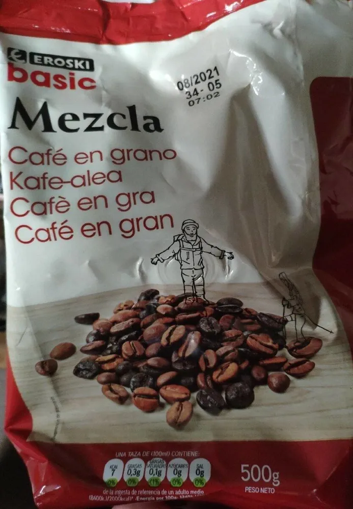 Café en grano mezcla