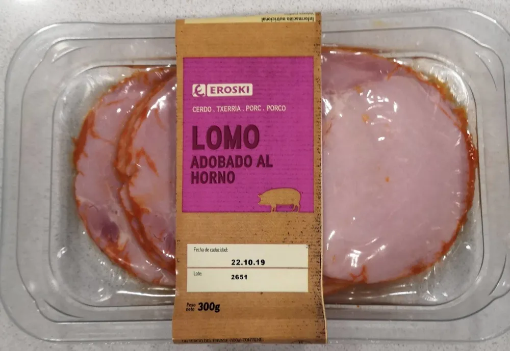 Lomo adobado al horno