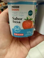 Yogur sabor fresa 0%