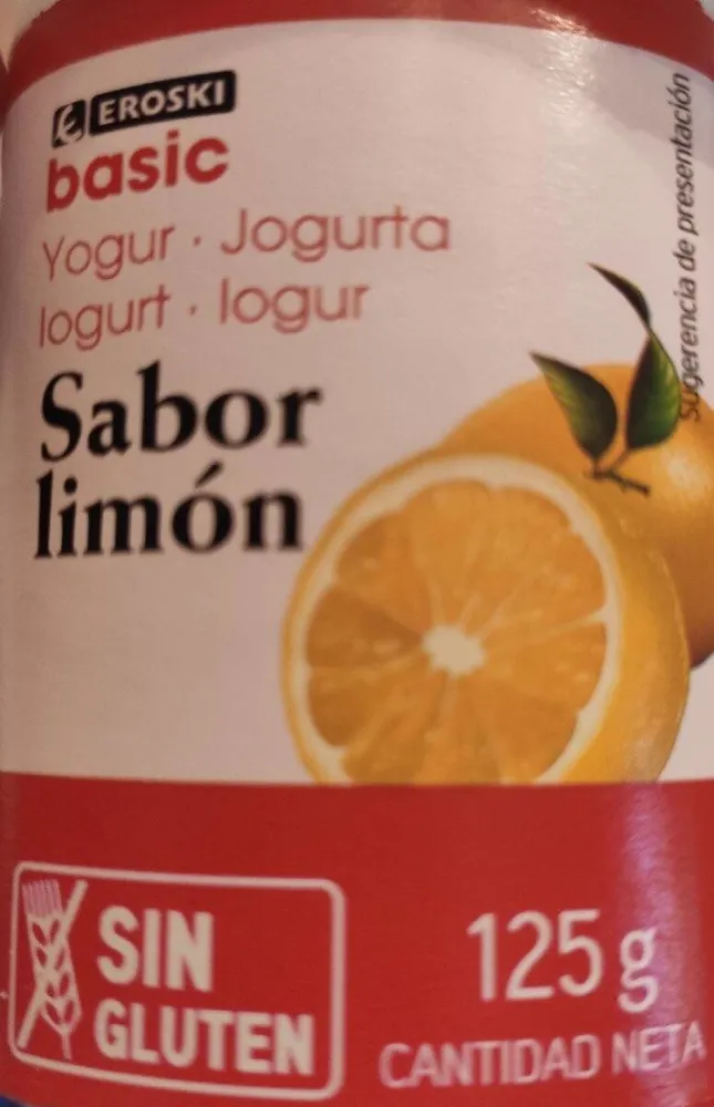 Yogur sabor limón