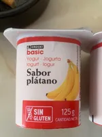Yogur sabor plátano