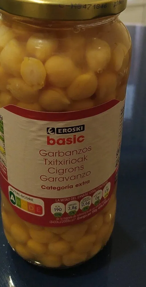 Garbanzos Eroski Basic