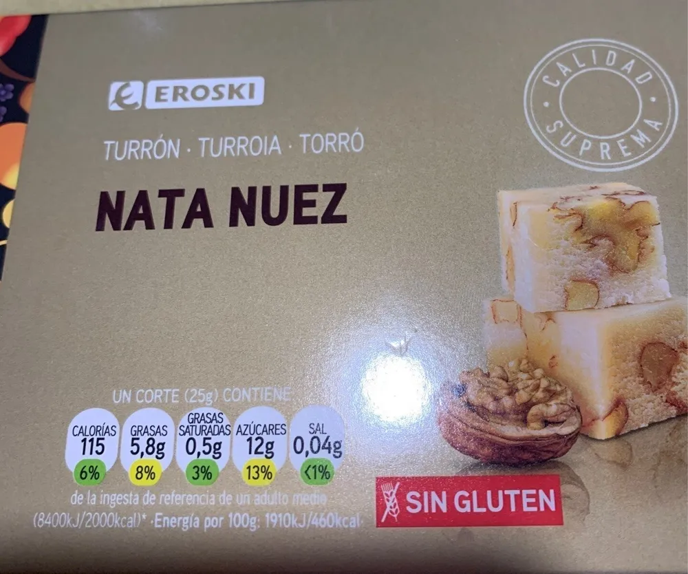 Turron Nata Nuez