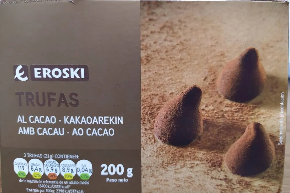 Trufas al cacao