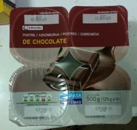 Postre de chocolate