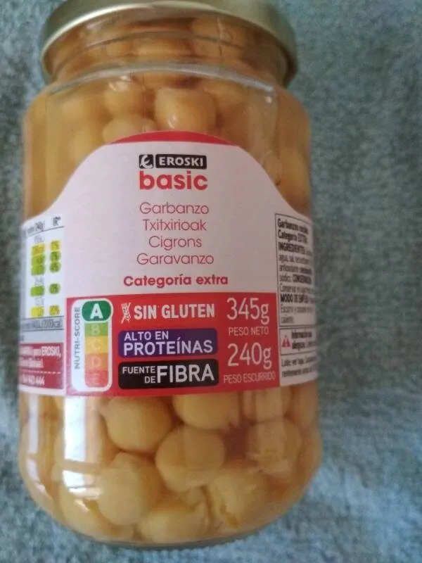 Garbanzo cocido