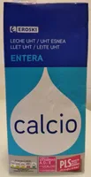 Leche entera calcio