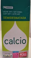 Leche semidesnatada con calcio
