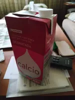 Leche desnatada calcio