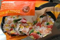 Arroz tres delicias con marisco