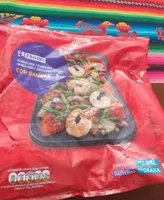 Parrillada con gambas