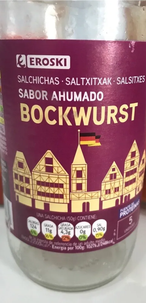 Salchichas Bockwurst
