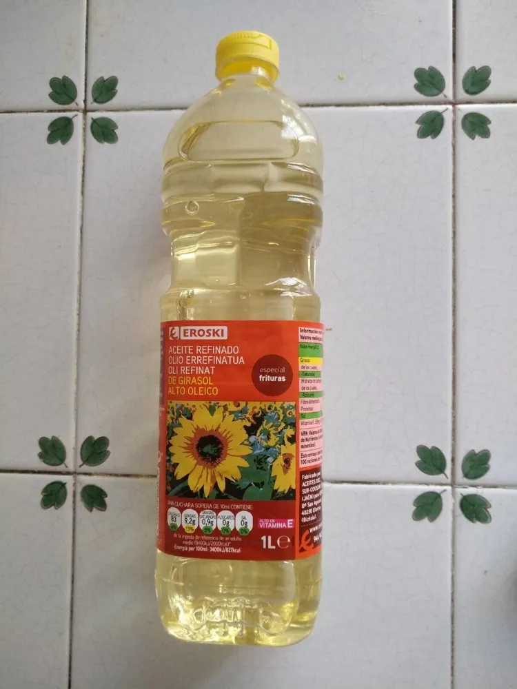 Aceite refinado de girasol