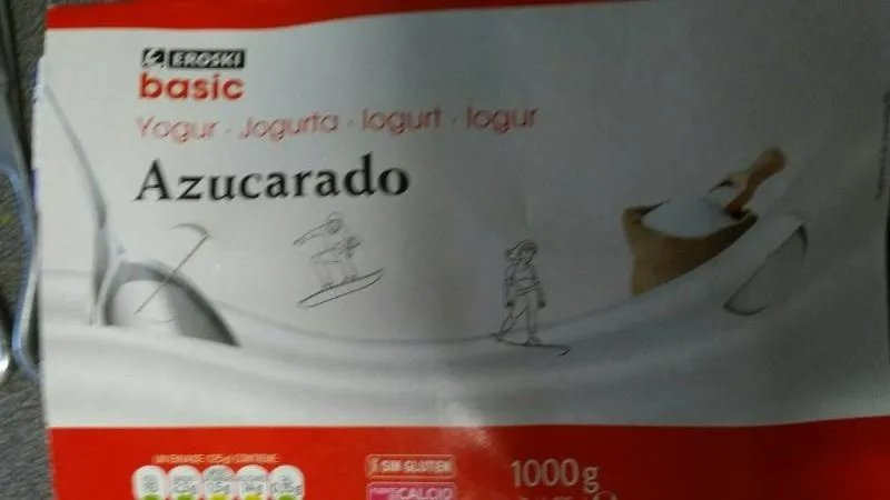 Yogur azucarado