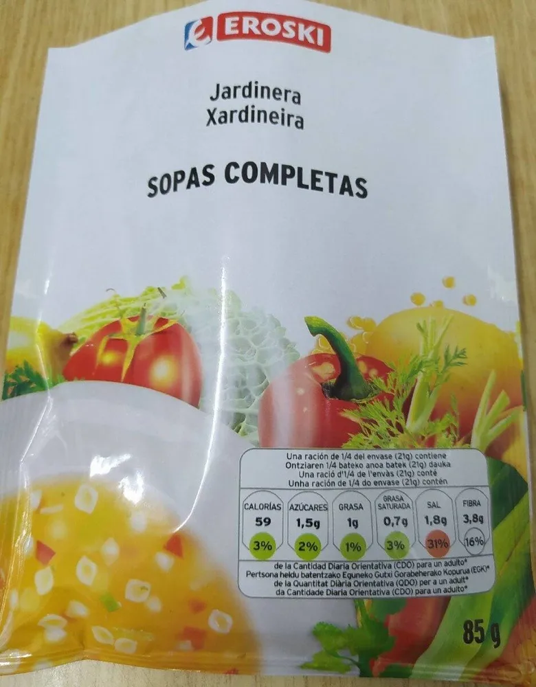 Sopa jardinera
