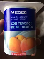 Yogur con trocitos de melocotón