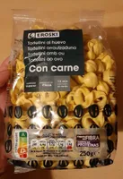 Tortellini al huevo con carne