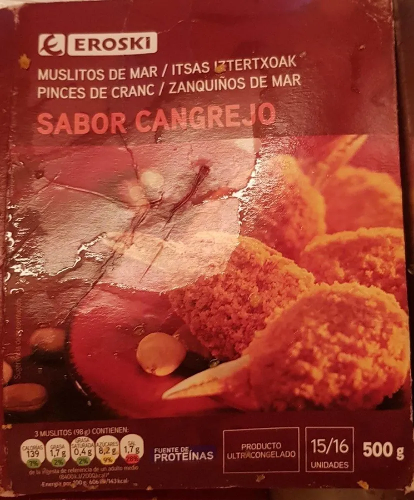 Muslitos de mar sabor cangrejo