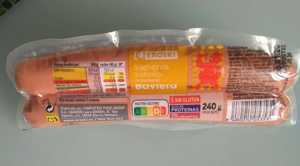 Salchichas baviera