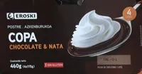 Copa chocolate y nata
