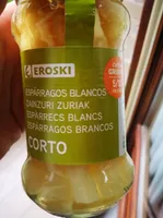 Espárragos blancos cortos