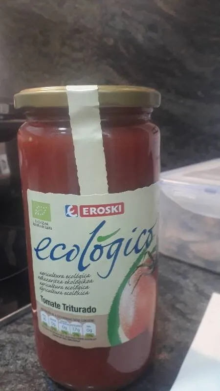 Tomate triturado ecológico