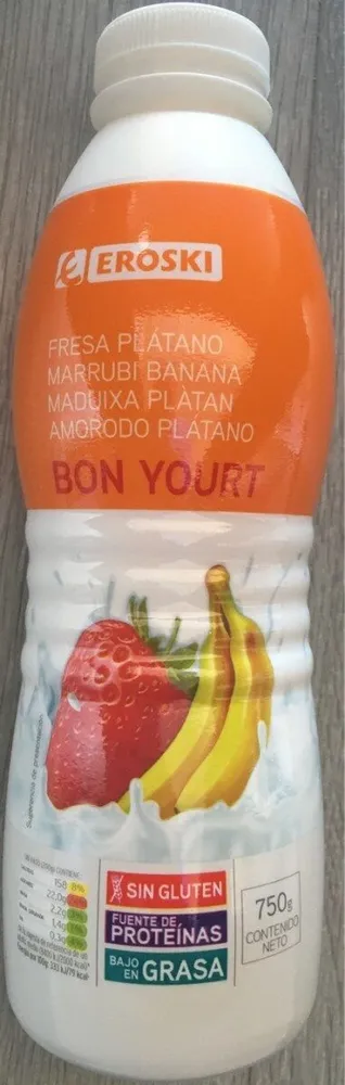 Bon yourt fresa plátano