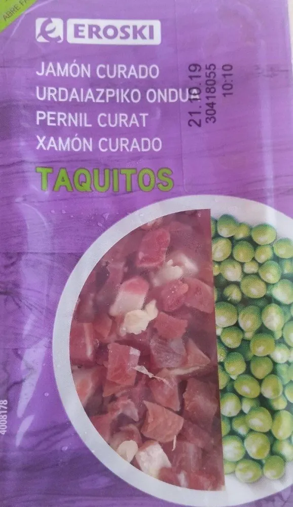 Taquitos de jamon curado