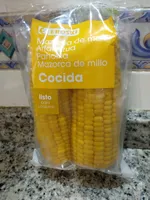Mazorca de maíz cocida