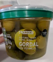 Aceitunas gordal con pepinillo