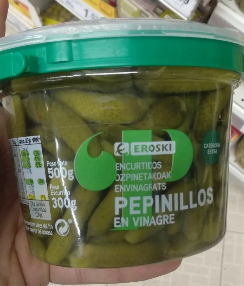 Pepinillos en vinagre