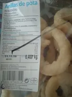 Anillas de pota rebozadas