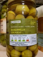 Aceituna manzanilla con hueso
